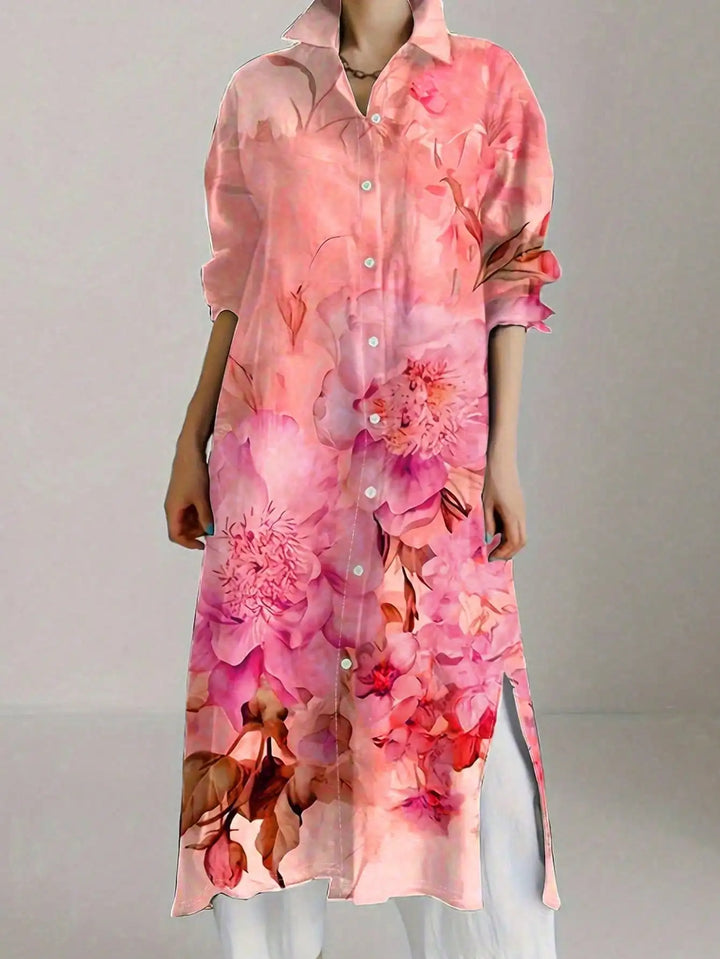Kaylee Floral Print Maxi Dress