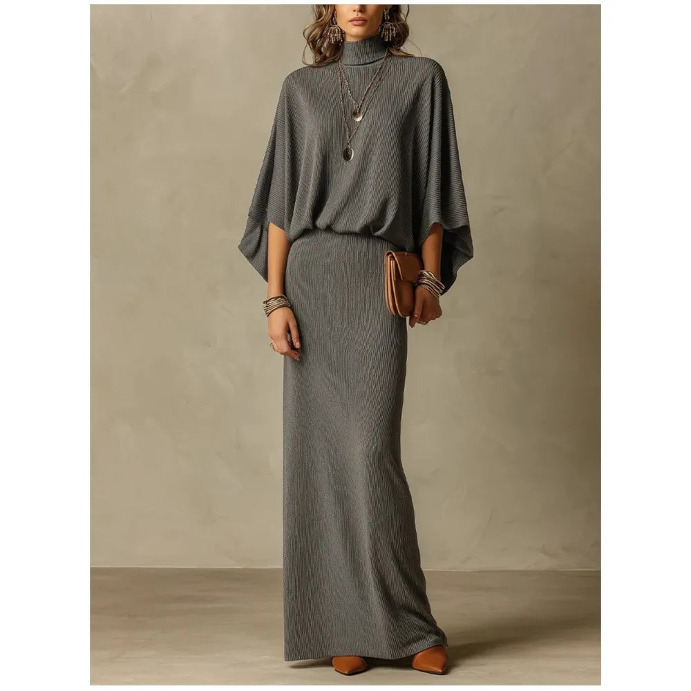 Genevieve Ribbed Knit Skirt Set