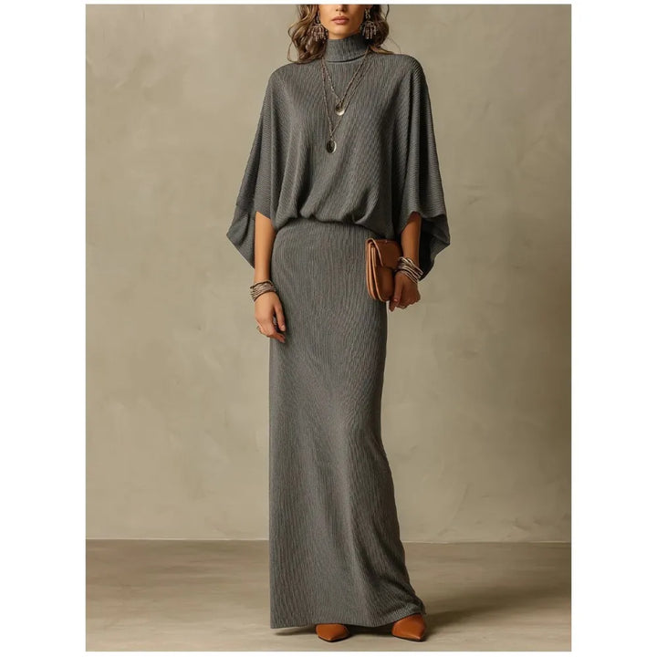 Genevieve Ribbed Knit Skirt Set