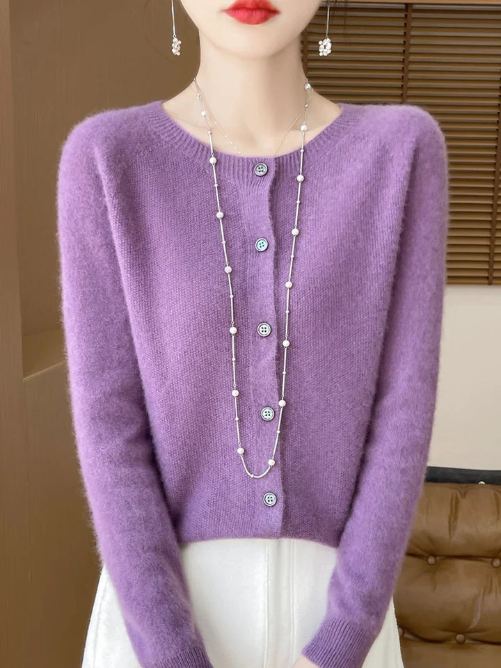 Elodie Button Front Cardigan
