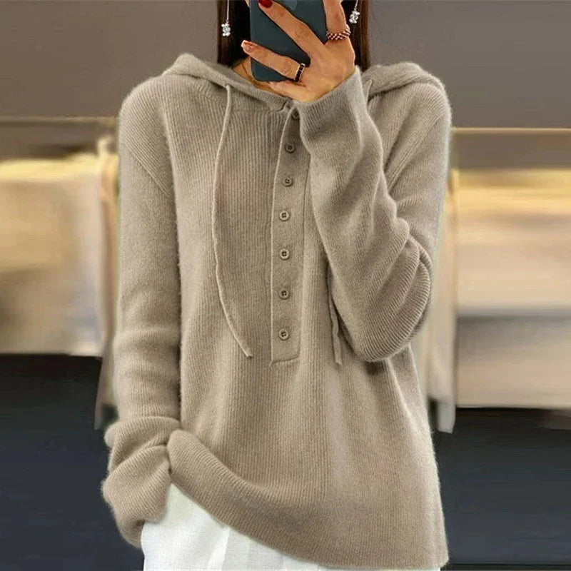 Adalyn Button Front Hoodie