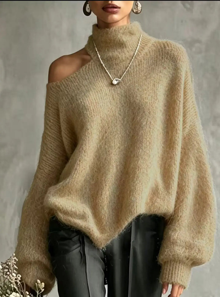 Emberly Cutout Shoulder Sweater