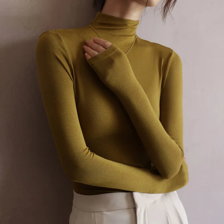 Fiona Mock Neck Knit Top