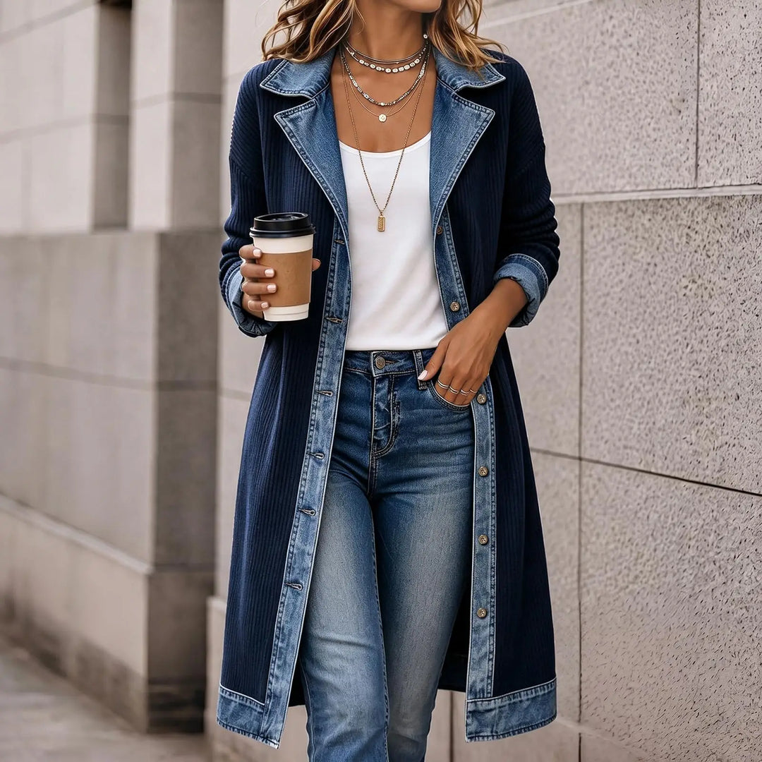 Thessaly Ribbed Knit Cardigan