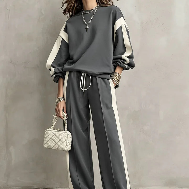 Halena Color Block Two Piece Set