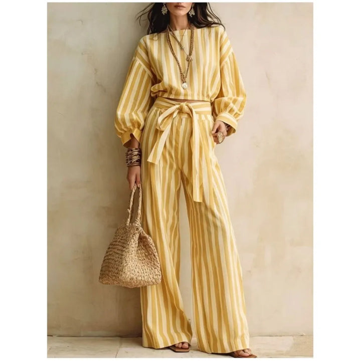 Emma Striped Matching Set