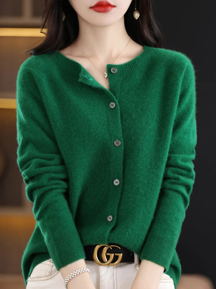 Elodie Button Front Cardigan