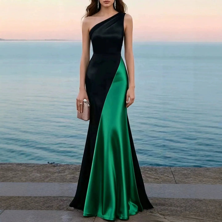Melissa Satin Wedding Guest Dress