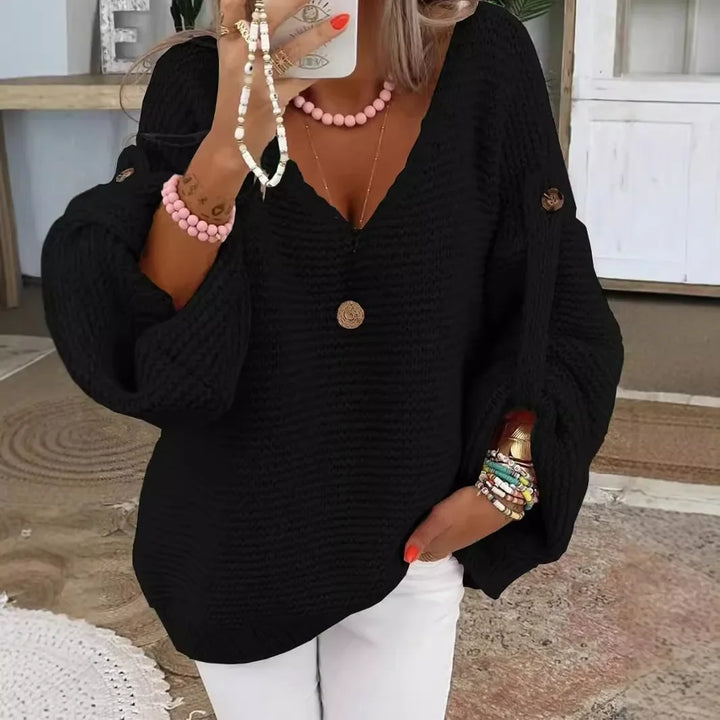Nadette Lantern Sleeve Sweater