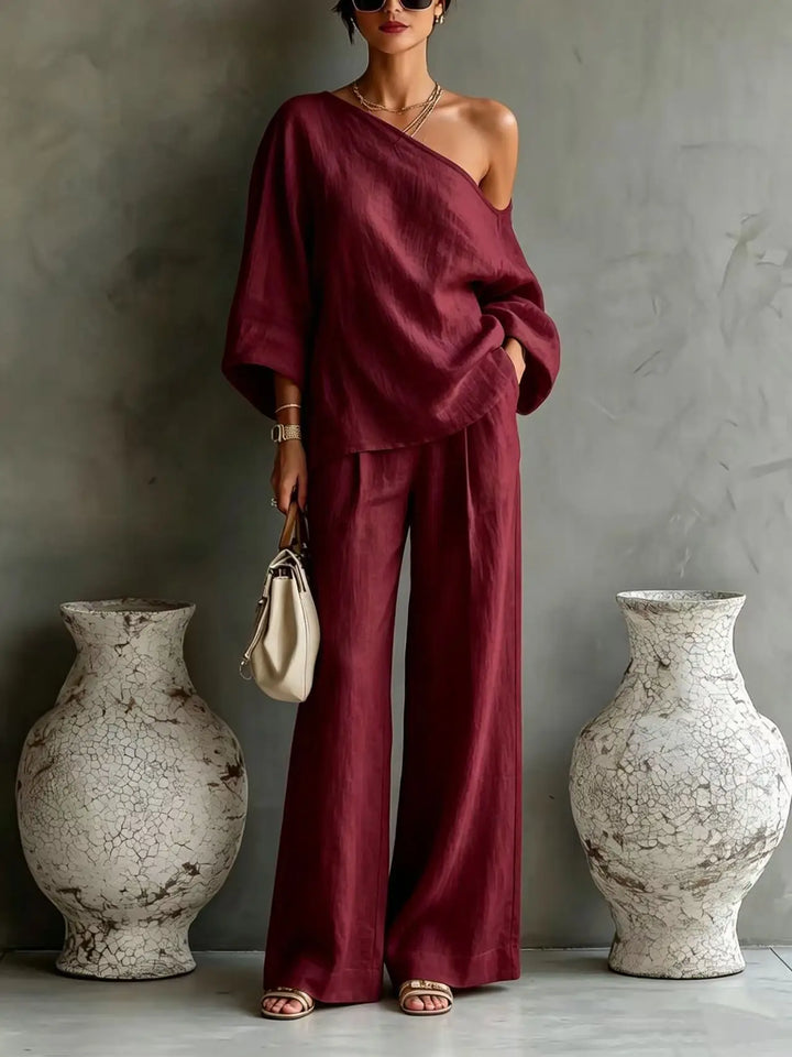 Ariana One Shoulder Matching Set