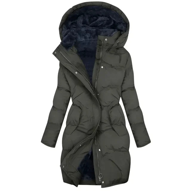 Amalia Drawstring Waist Puffer