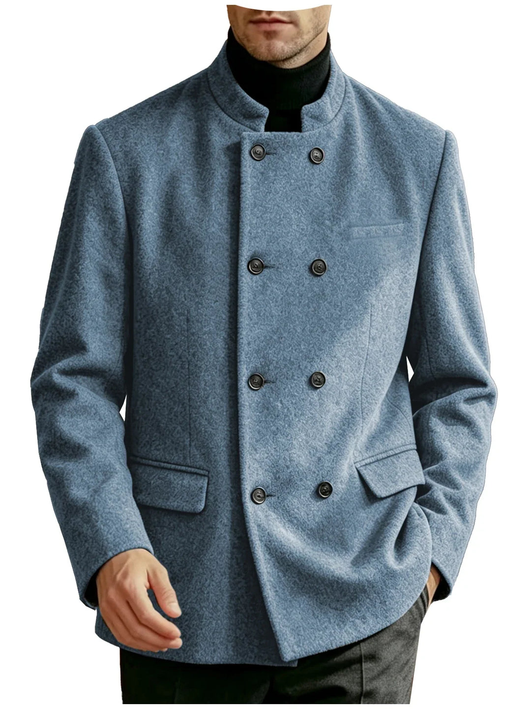 Dawson Mandarin Collar Coat