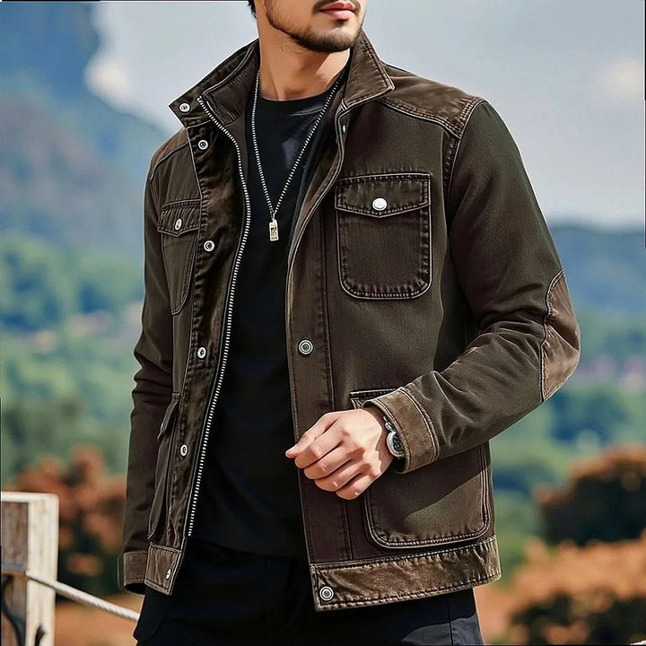 Soren Contrast Panel Jacket
