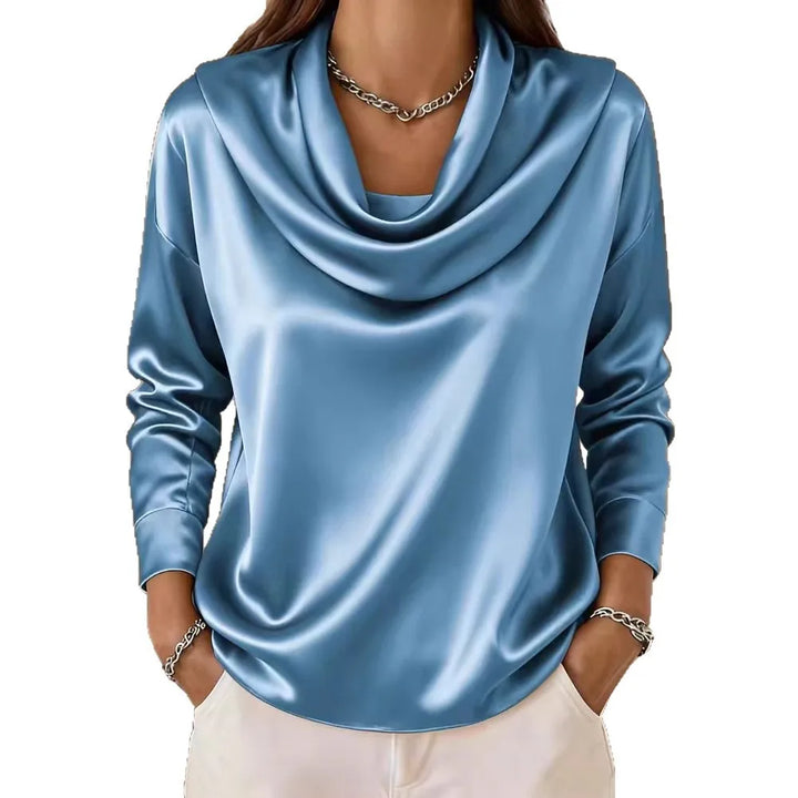 Marceline Cowl Neck Blouse