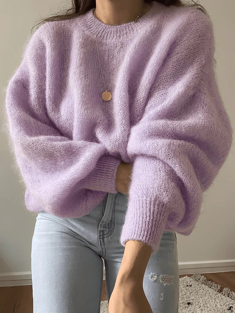 Junia Fuzzy Knit Pullover