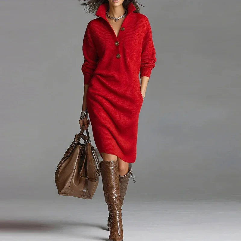 Rosalie Knit Midi Dress