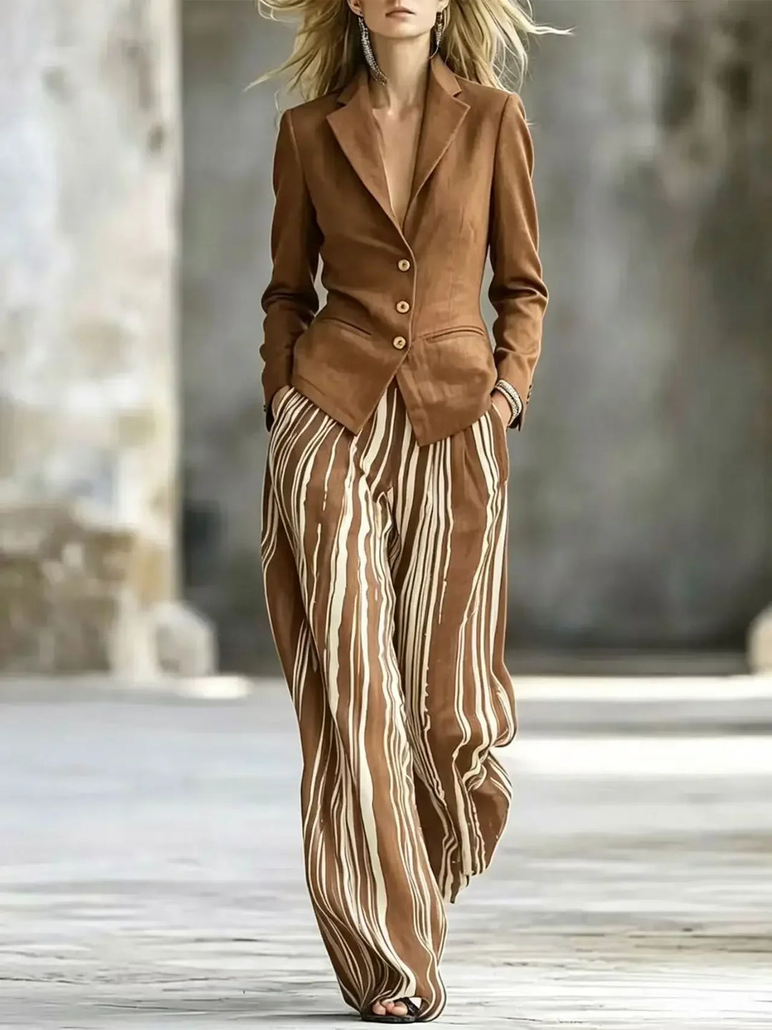 Rosamund Wide Leg Pant Suit