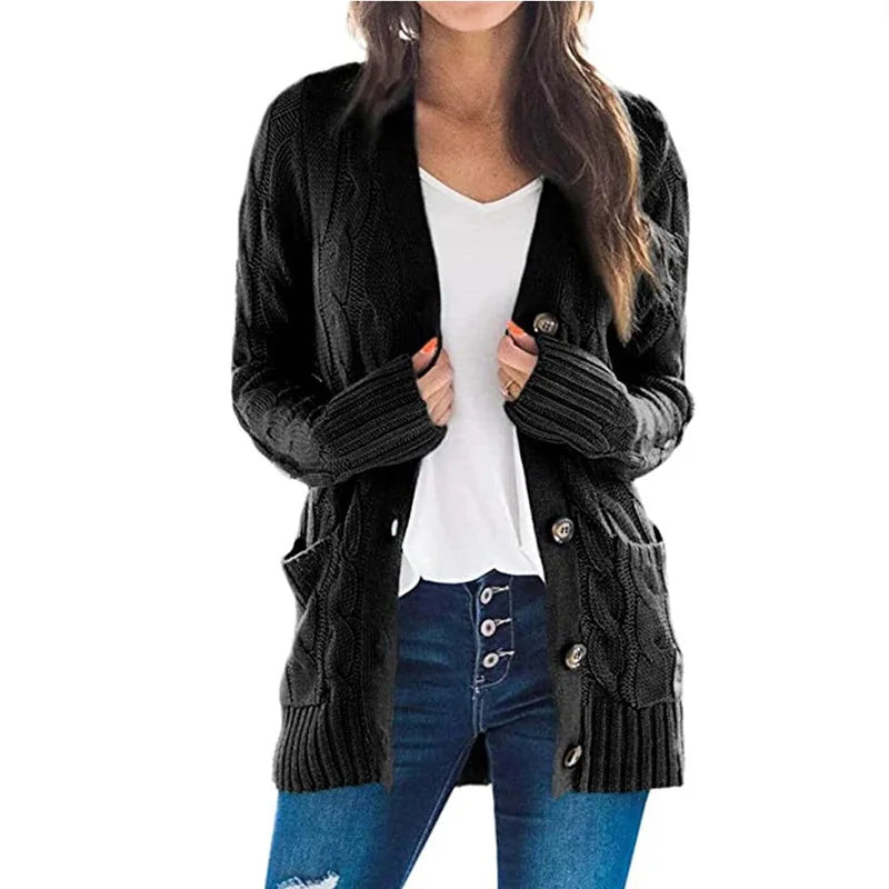 Briallen Cable Knit Cardigan