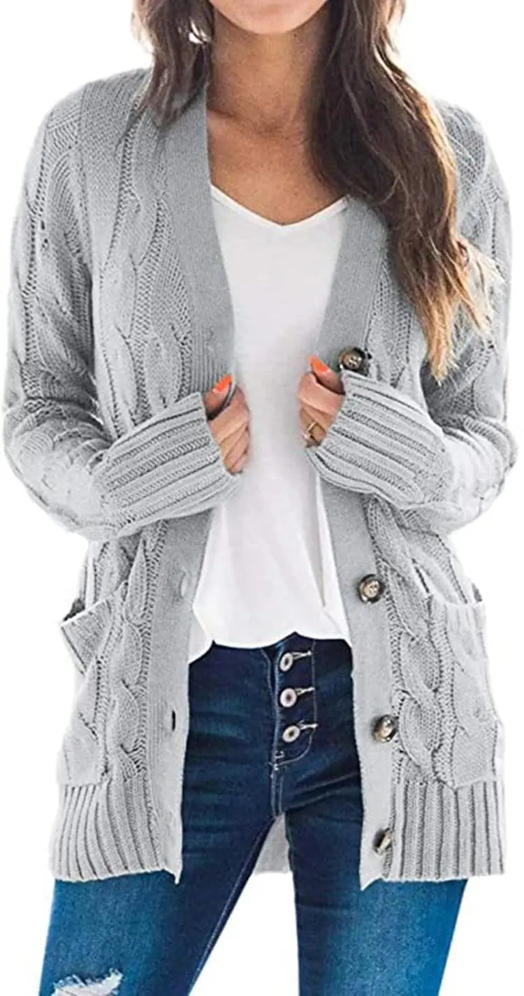 Briallen Cable Knit Cardigan