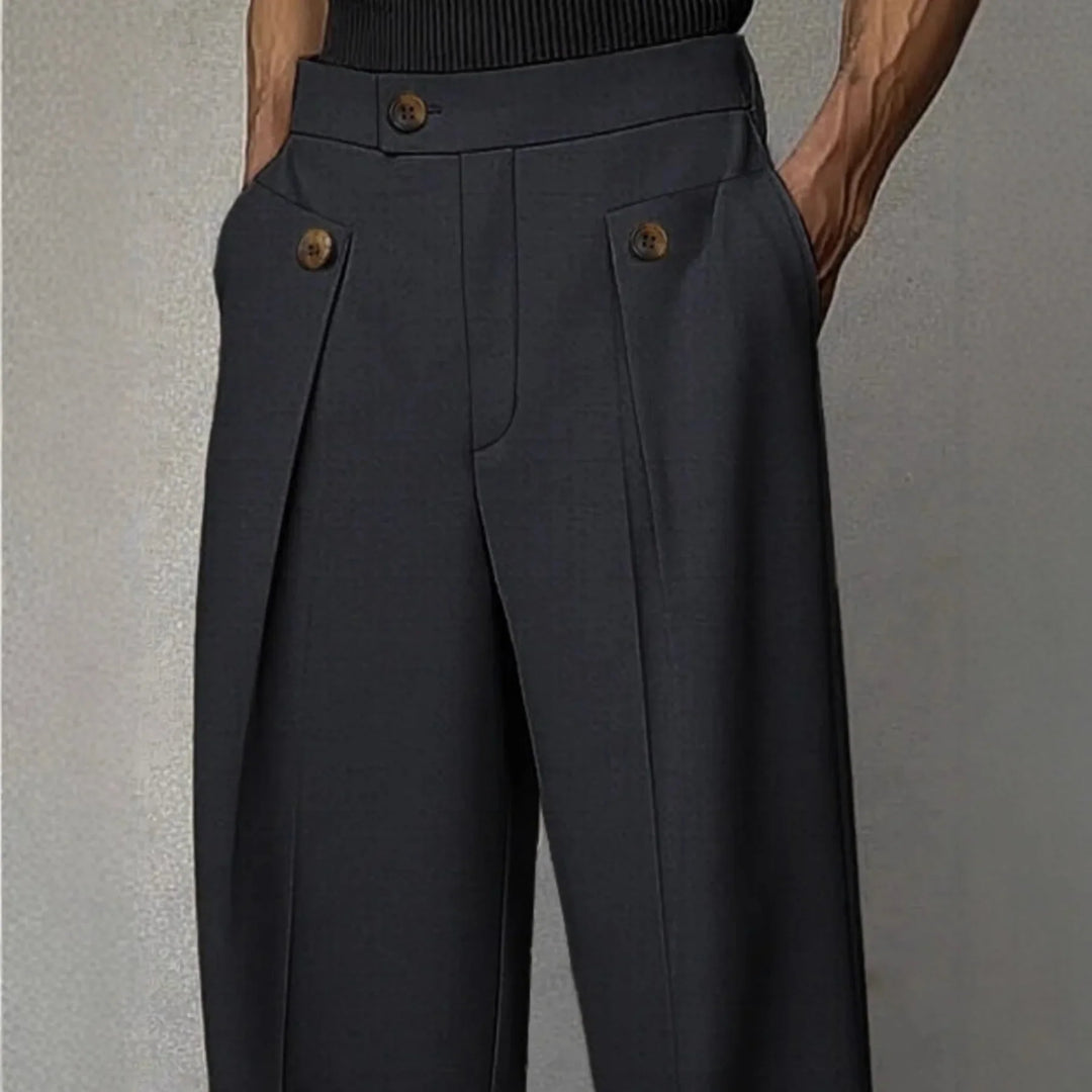 Cormac Button Tab Trousers