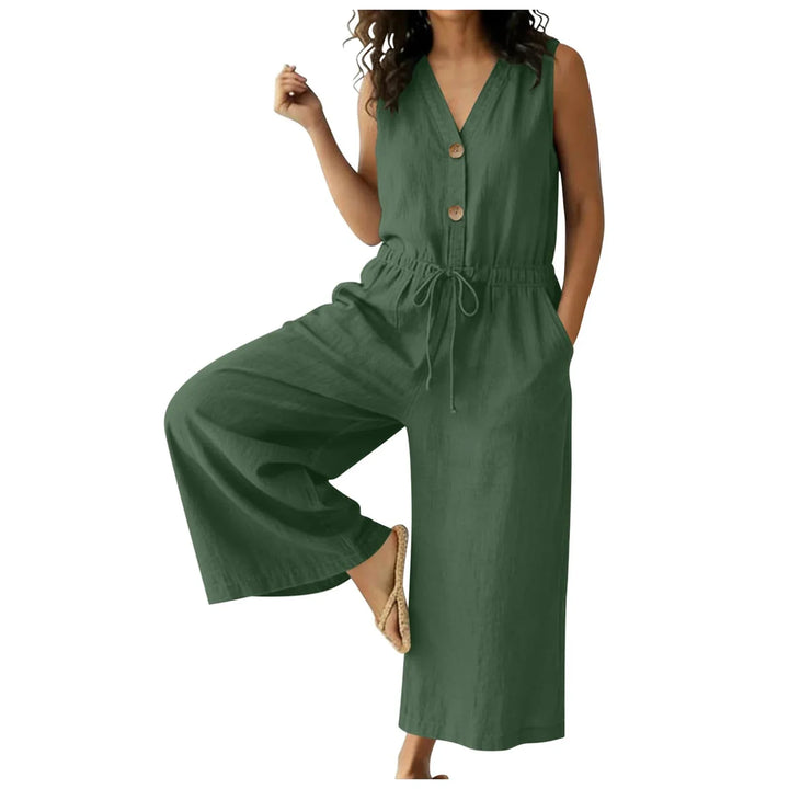 Karina Chic Front Tie Jumpsuit