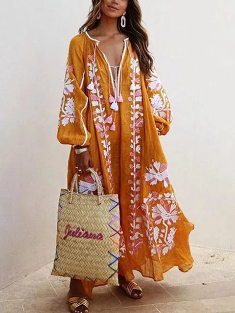 Delphine Bohemian Maxi Dress