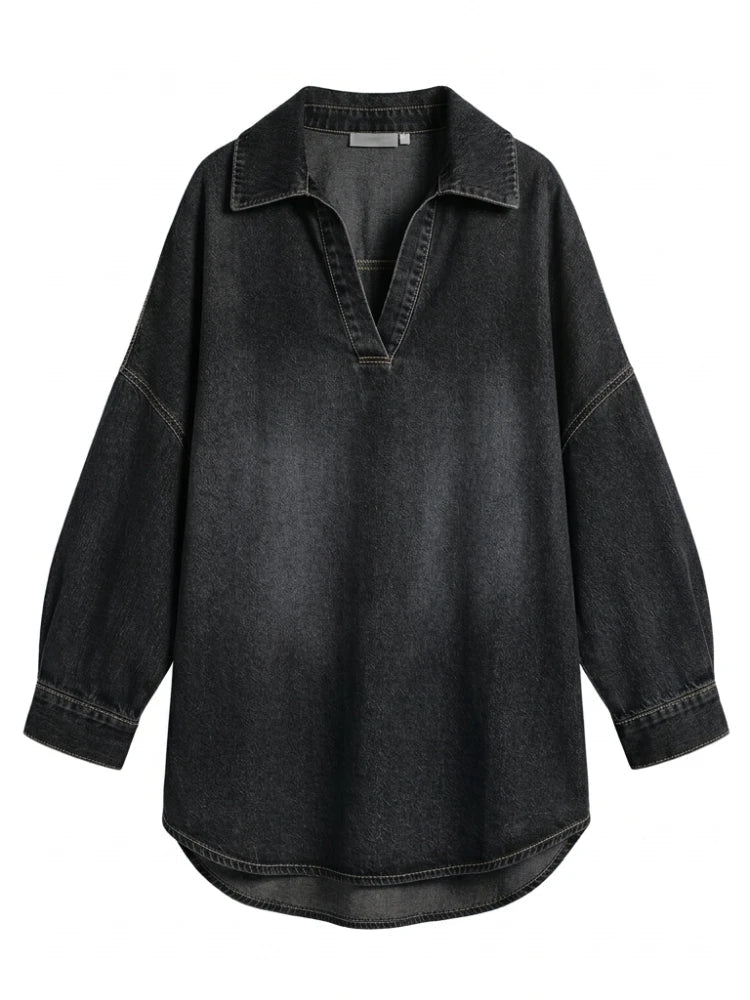 Nora Washed Denim Shirt
