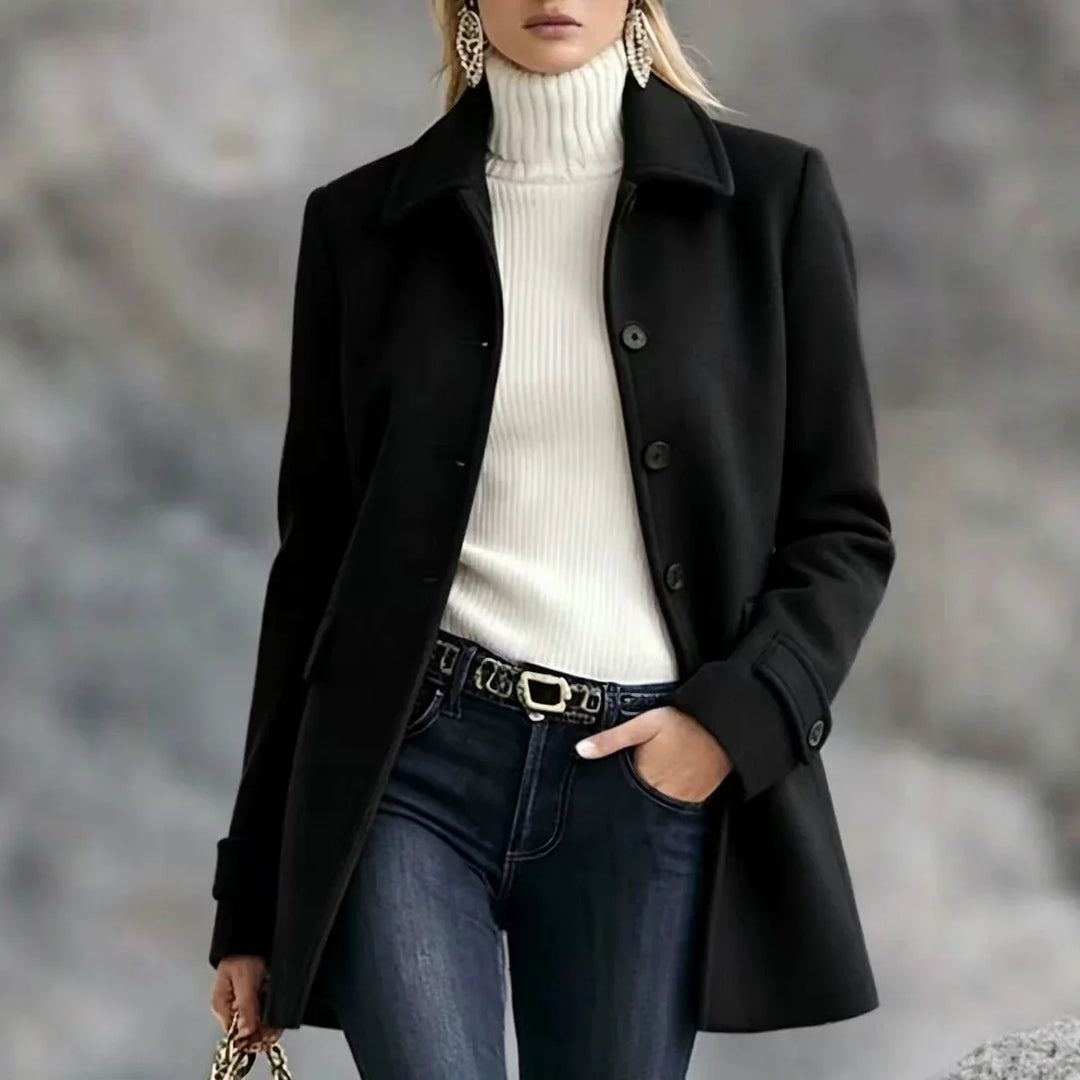 Rosalind Notched Lapel Coat