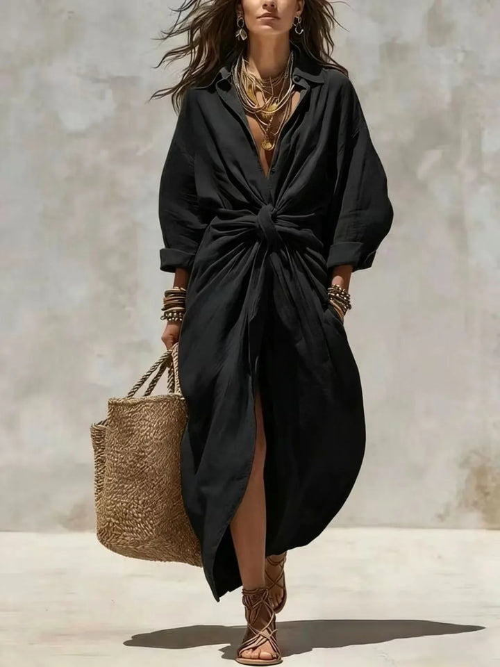 Althea Relaxed Shirt Maxi Dress