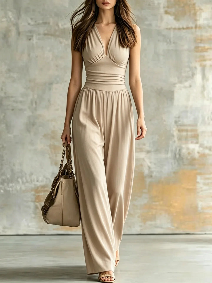 Ana Figure Flattering V Neck Jumpsuit