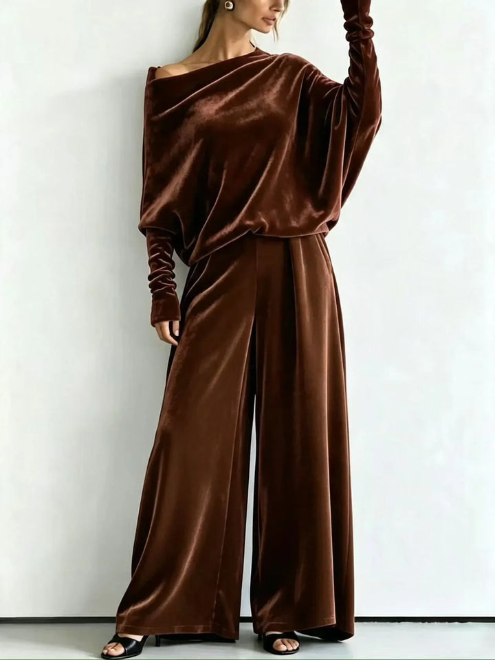 Tavena Off Shoulder Matching Set