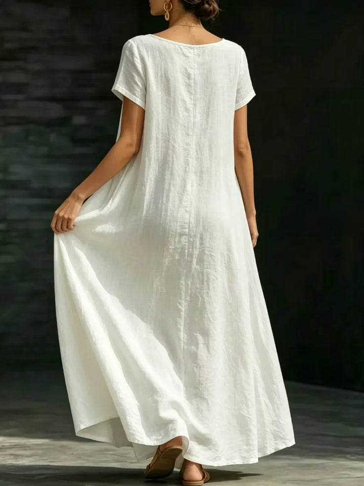 Elodie Casual Loose Fit A Line Maxi Dress