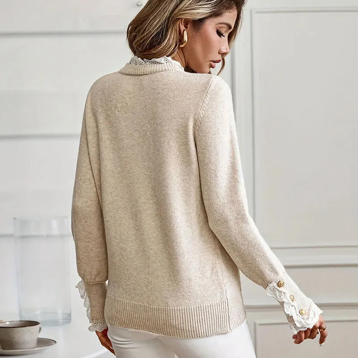 Fenwick Lace Trim Pullover