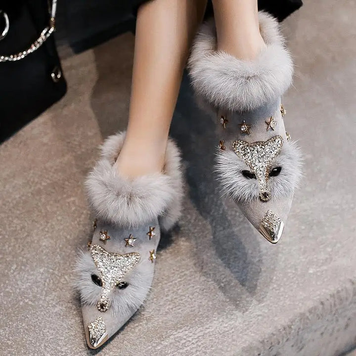Teodora Pointed Toe Ankle Boots