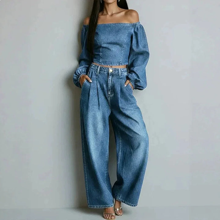 Aurora Off Shoulder Two Piece Set