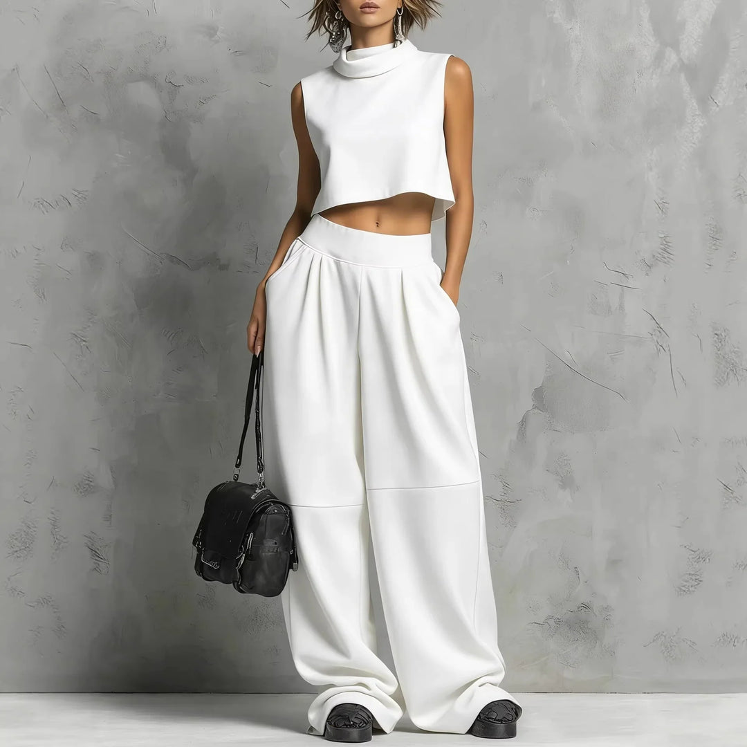 Galina Crop Top & Trouser Set