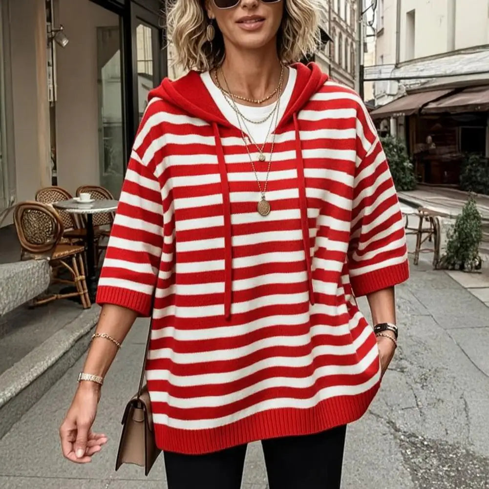 Elowen Drawstring Hood Sweater