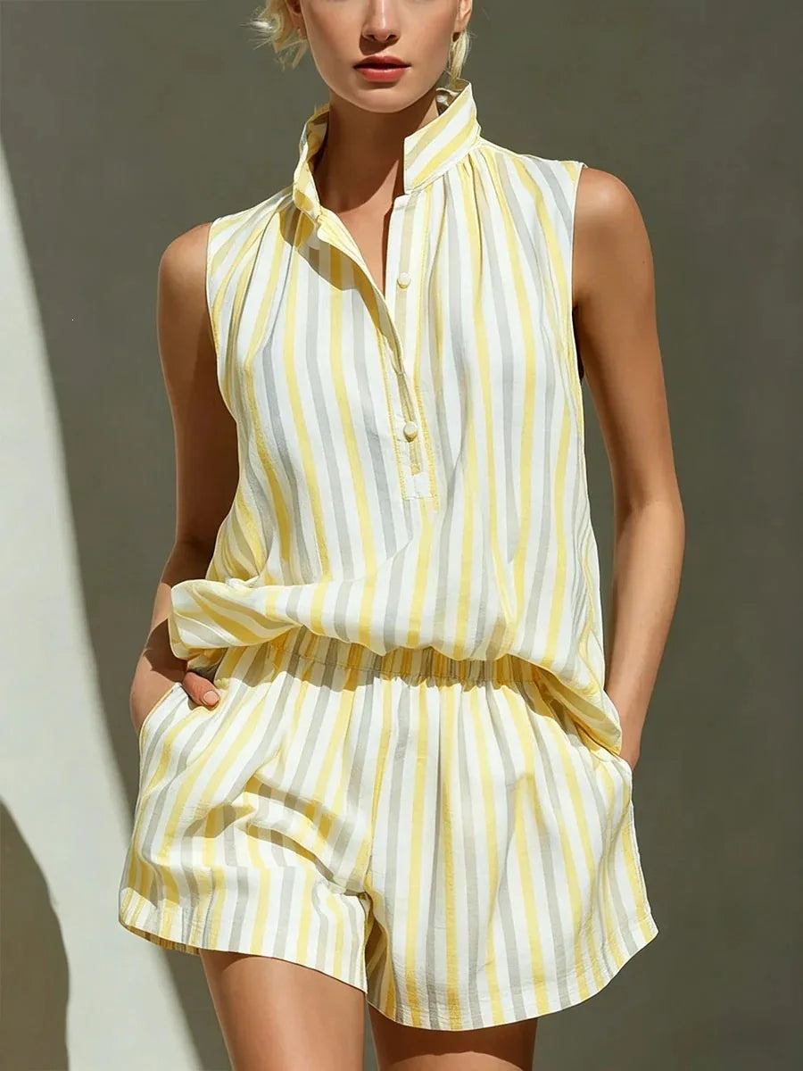 Daciana Effortless Summer Shorts Set