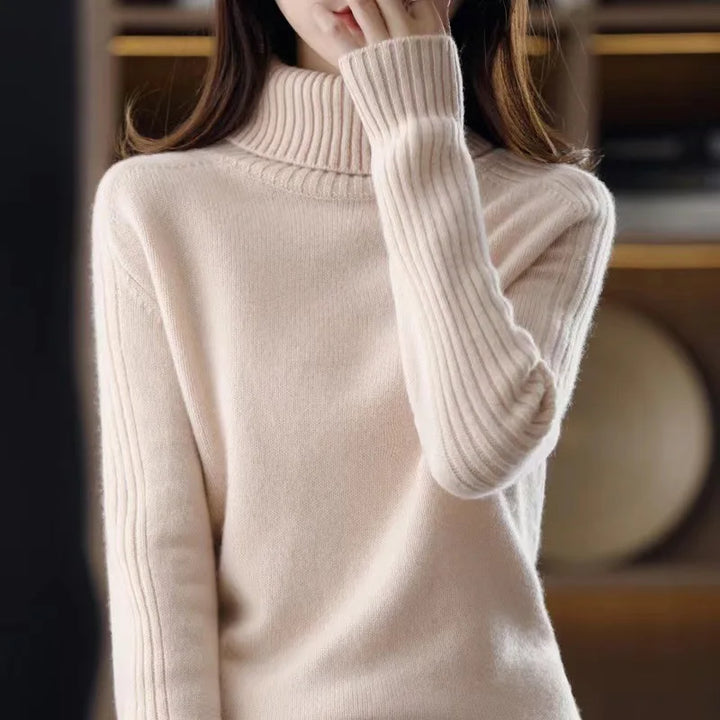 Miriam Ribbed Turtleneck Sweater