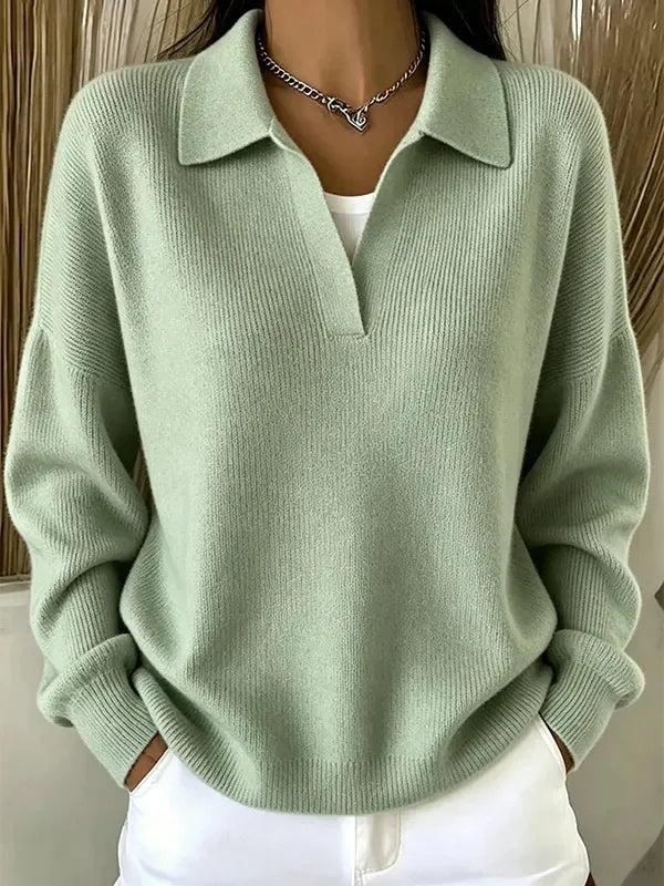 Isadora Ribbed Knit Polo
