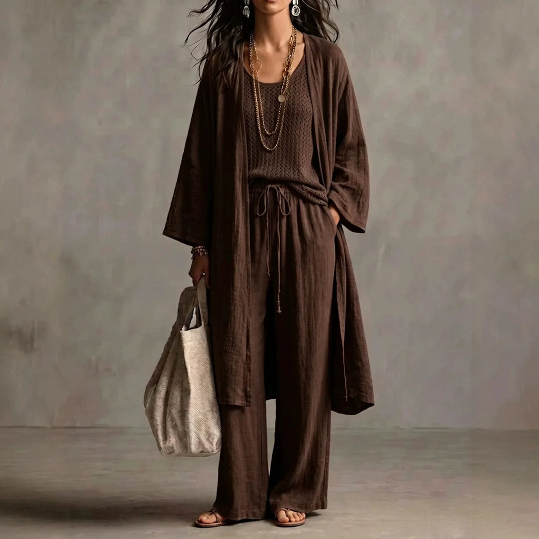 Simone Wide Leg Two Piece Set