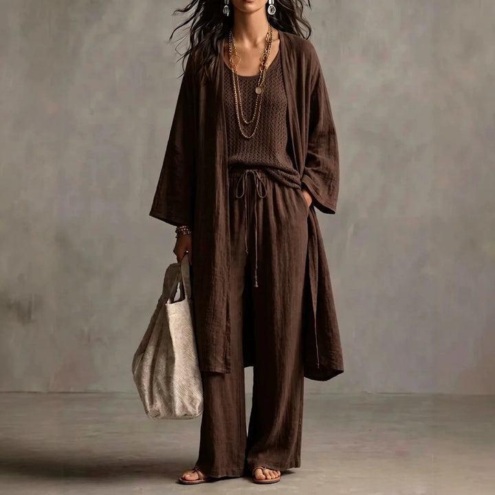 Simone Wide Leg Two Piece Set