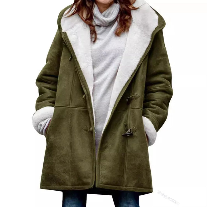 Emmeline Toggle Duffle Shearling Coat