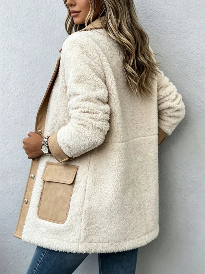 Elspeth Faux Suede Shearling Jacket