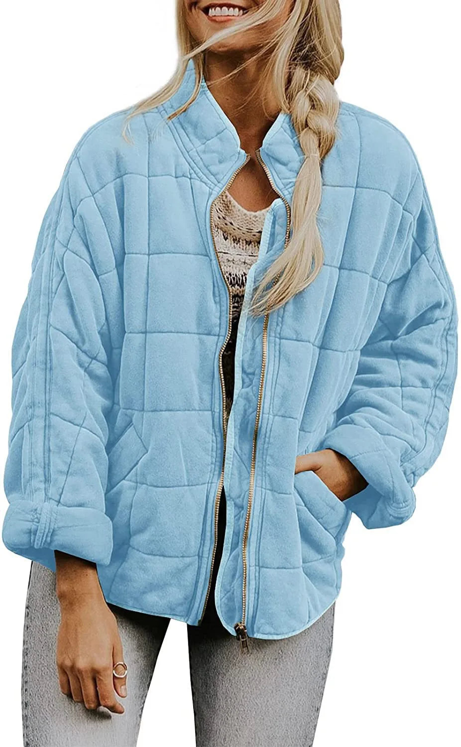 Larissa Quilted Bomber Jacket