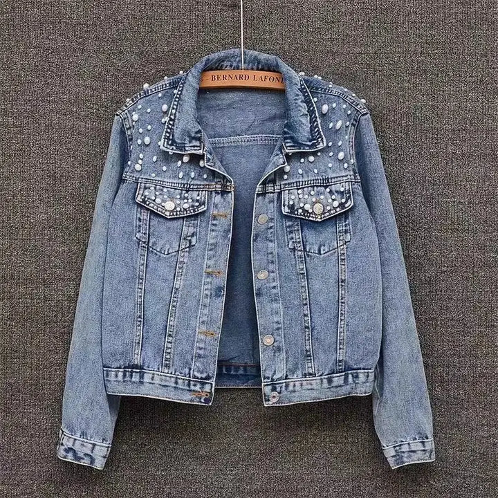 Orleena Studded Denim Jacket