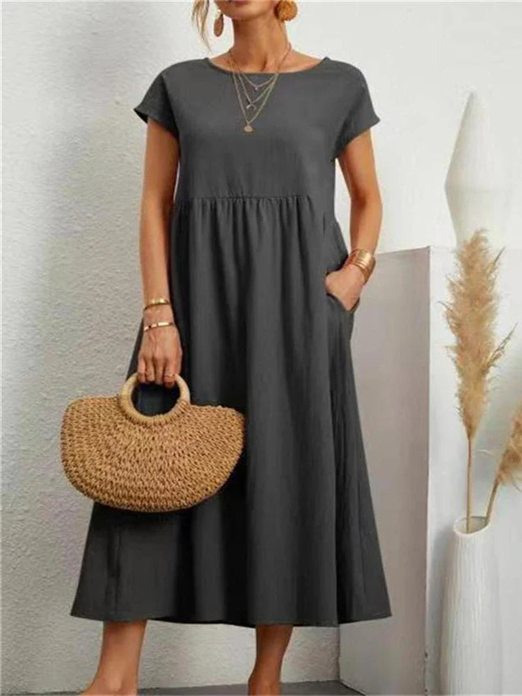 Linda Relaxed Pocket Maxi Dress