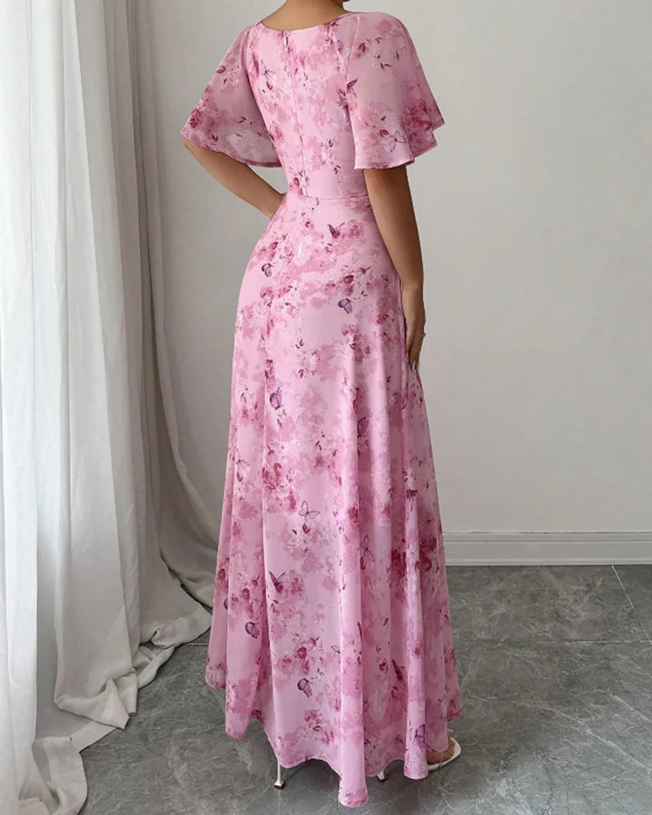 Isolina Puff Sleeve Midi Dress
