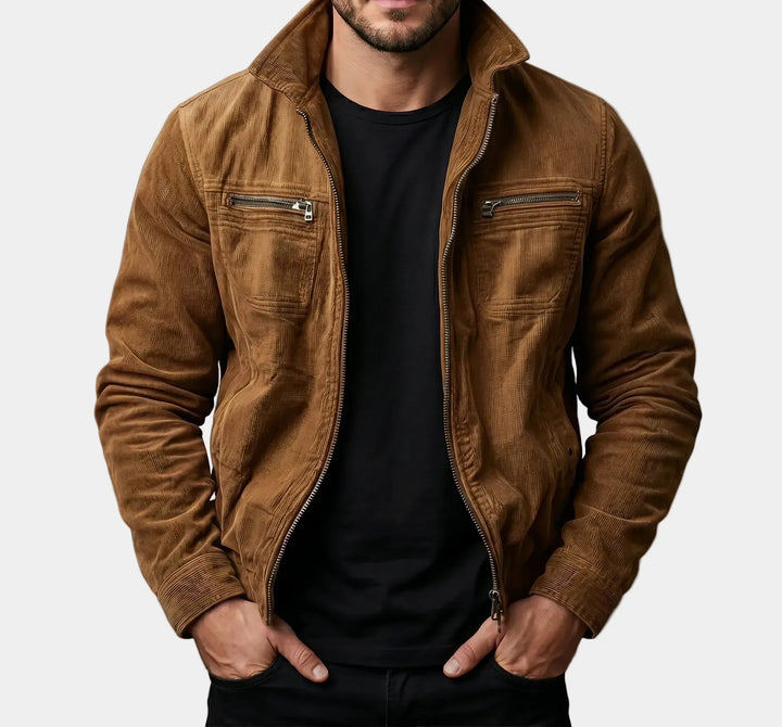 Oberon Corduroy Moto Jacket