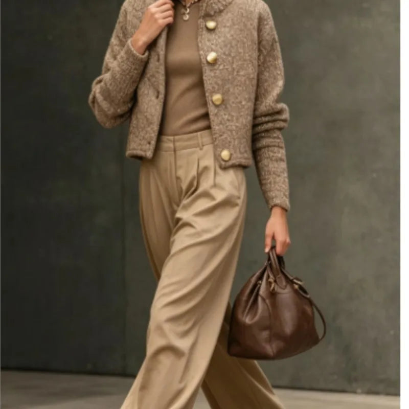 Colette Bouclé Knit Cardigan
